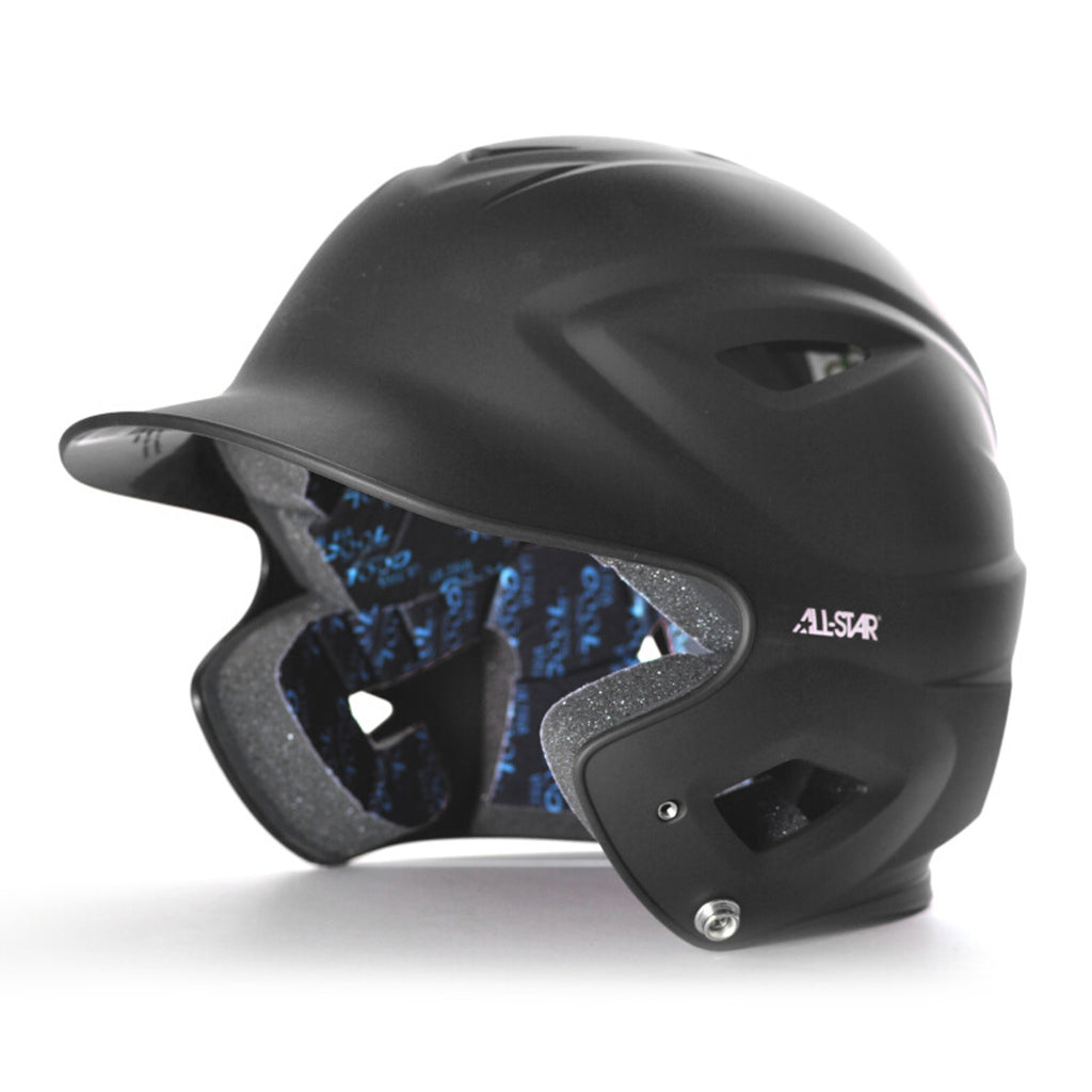 Casco Beisbol Softbol All Star S7 Negro Mate Ajustable (6 1/2 - 7 1/2)