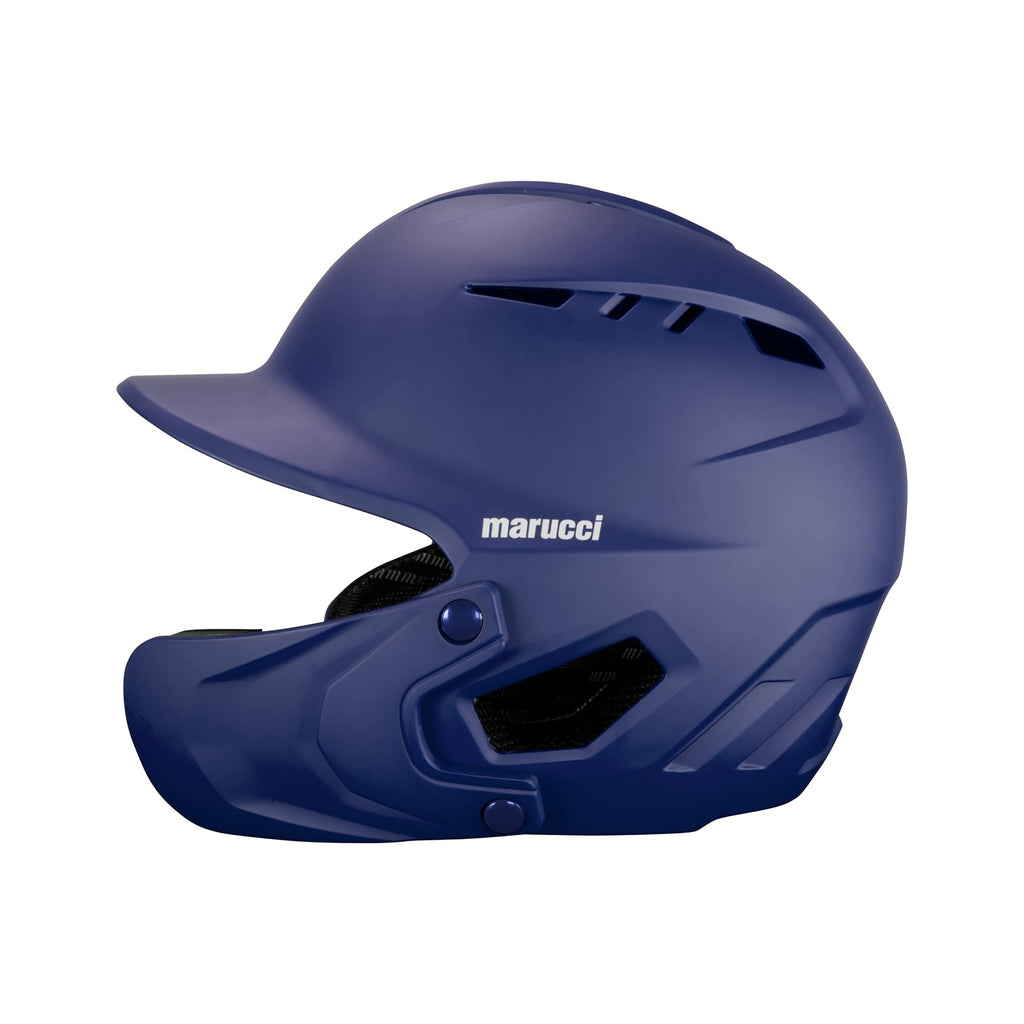 Casco Beisbol Softbol Marucci Duravent MBHDVJG Con Protector Quijada Azul Marino