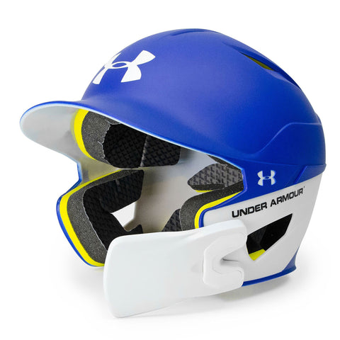 Casco Beisbol Softbol Under Armour Converge Dos Tonos Con Protector Mandíbula Derecho Ajustable ADULTO