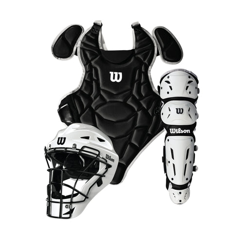 Equipo de Catcher Beisbol Wilson EZ Gear 2.0 Pañalitos Negro (5 a 7 años)