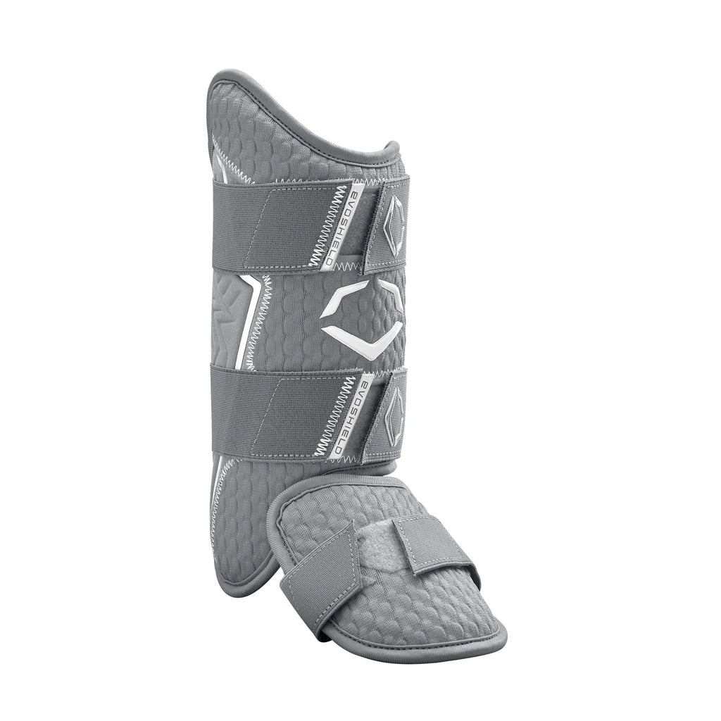 Espinillera Beisbol Softbol Evoshield Pro-SRZ 2.0 Derecho Gris ADULTO