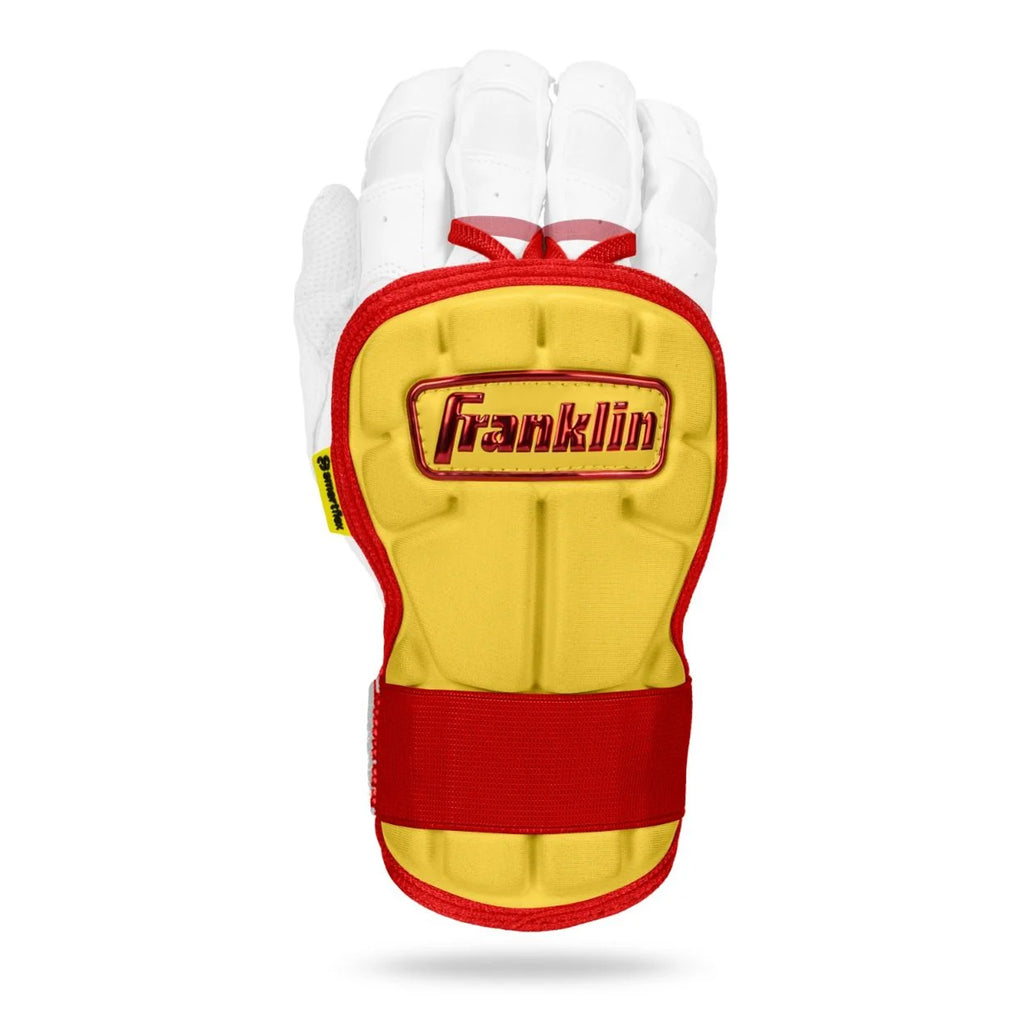 Protector Mano Beisbol Softbol PRT LG Protective Amarillo Rojo ADULTO