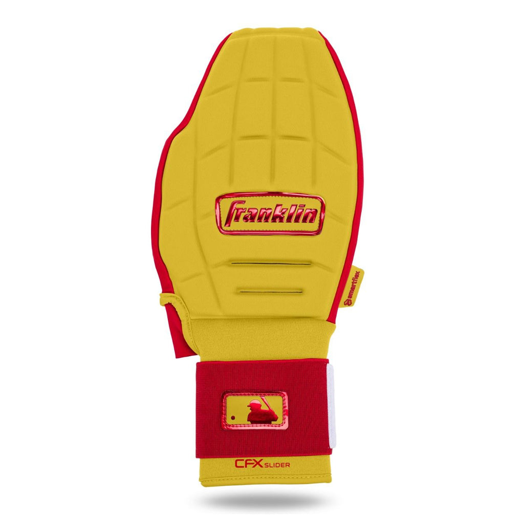 Protector de Mano Barridas Beisbol Softbol Franklin CFX Slider PRT Amarillo Rojo INFANTIL