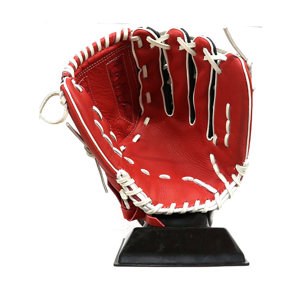 Guante Beisbol Softbol Beisbolmania R1250NGORJO Blanco Negro Rojo 12.5 In