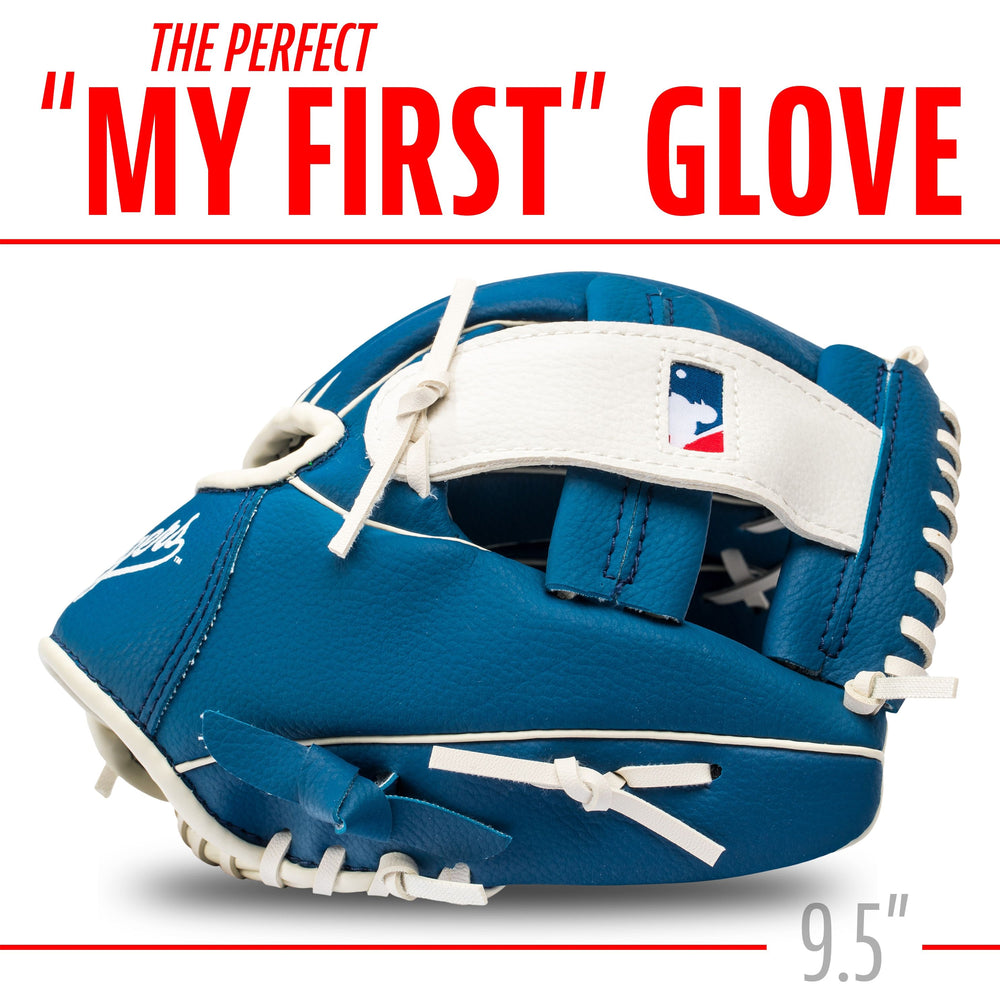 Guante Beisbol Franklin MLB Team Dodgers 9.5 in Infantil 3 a 6 años