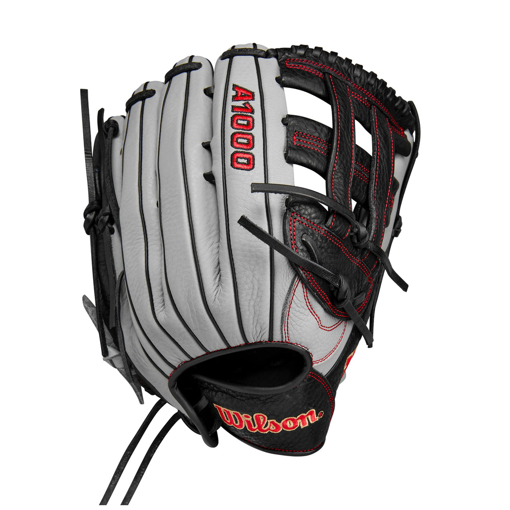 Guante Beisbol Wilson A1000 1750 2024 Gris Negro 12.5 in