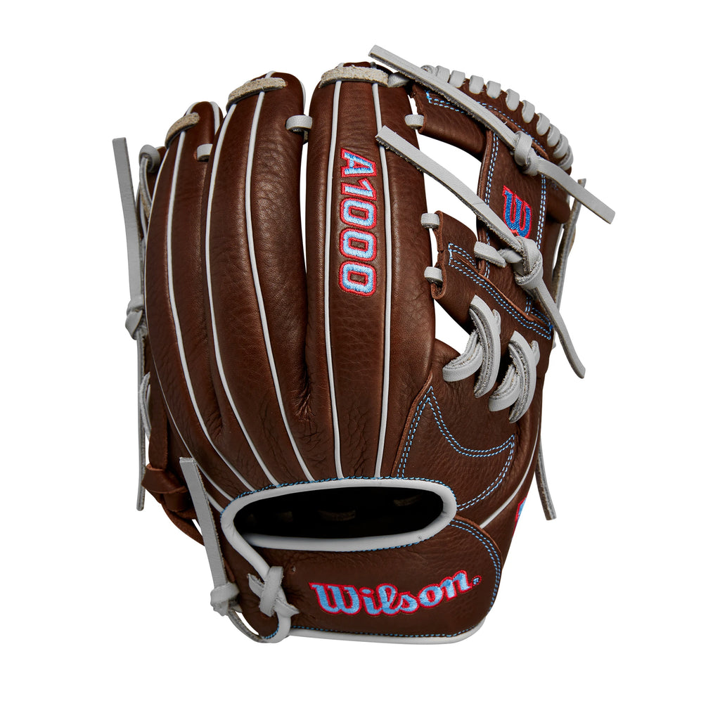 Guante Beisbol Wilson A1000 1787 Dark 2024 Café Gris 11.75 in