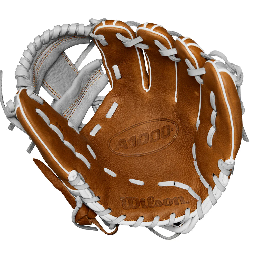 Guante Beisbol Wilson A1000 PF11 Saddle  Café Gris 11 in