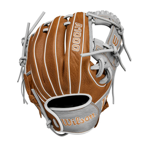 Guante Beisbol Wilson A1000 PF11 Saddle  Café Gris 11 in