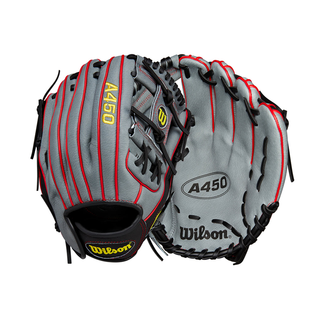 Guante Beisbol Wilson A450 Gris 11.5 in