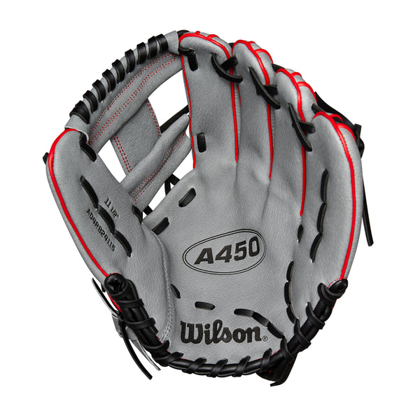 Guante Beisbol Wilson A450 Gris 11.5 in