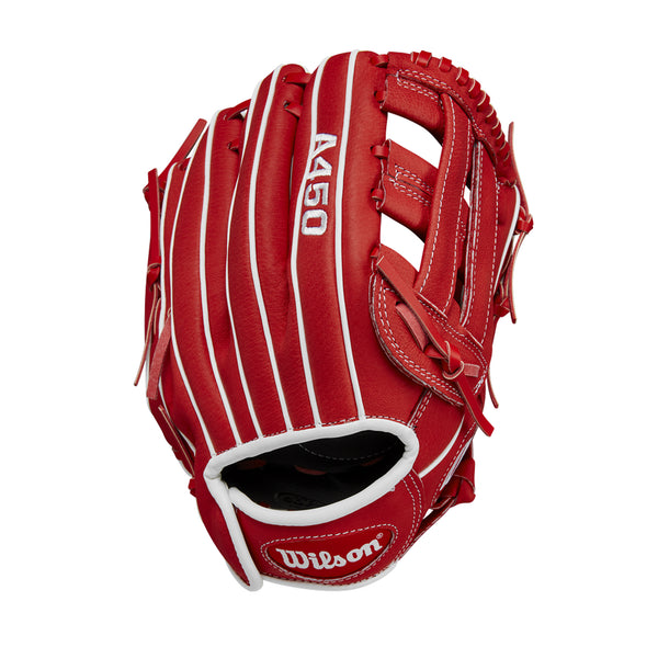Guante Beisbol Wilson A450 Rojo 11 in