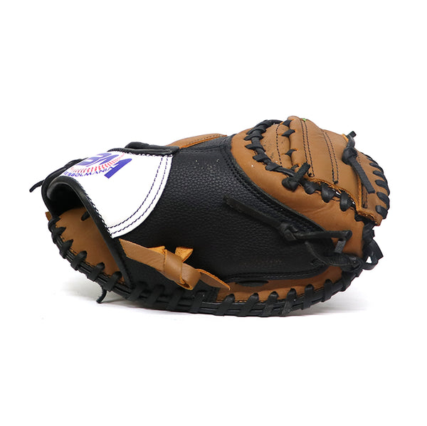 Guante Para Catcher Beisbol Beisbolmania R3400 Cafe 34 in ADULTO