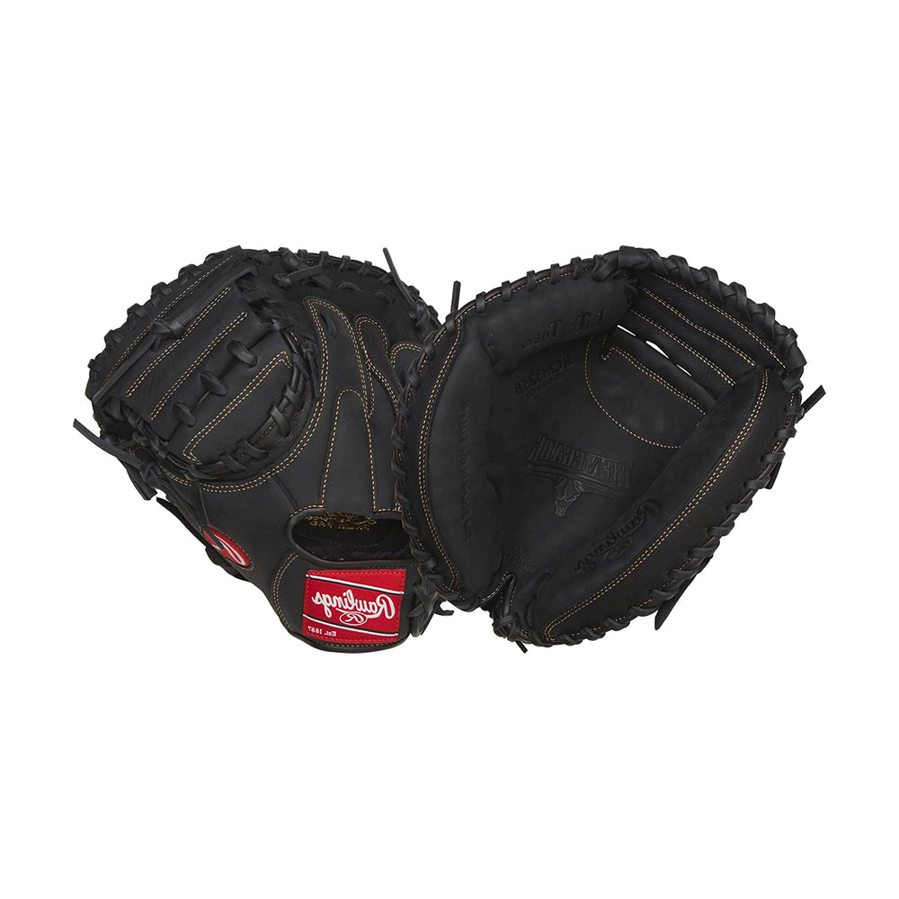 Guante Para Catcher Beisbol Rawlings Renegade RCM325B Negro 32.5 in Lanzador Zurdo