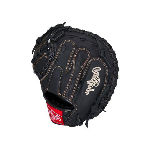 Guante Para Catcher Beisbol Rawlings Renegade RCM325B Negro 32.5 in Lanzador Zurdo