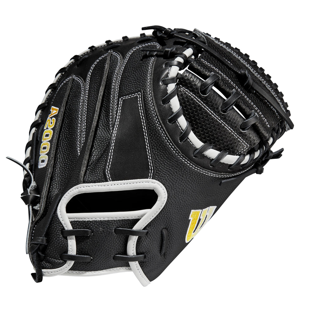 Guante Para Catcher Beisbol Wilson A2000 M1DSS Spin 2023 Negro Blanco 33.5 In