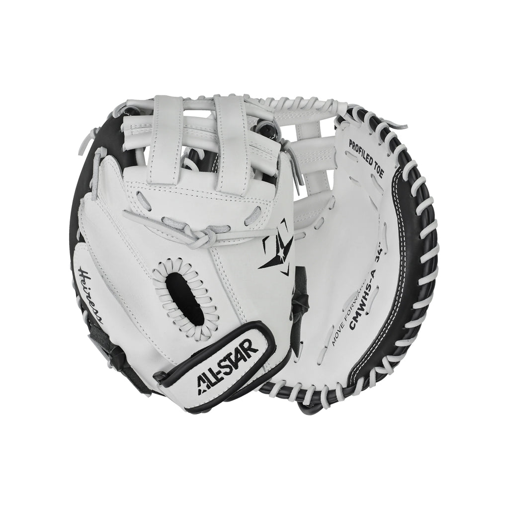 Guante Para Catcher Softbol Fastpitch All Star Heiress CMW-H-A-RHT-WH_BK 34 in