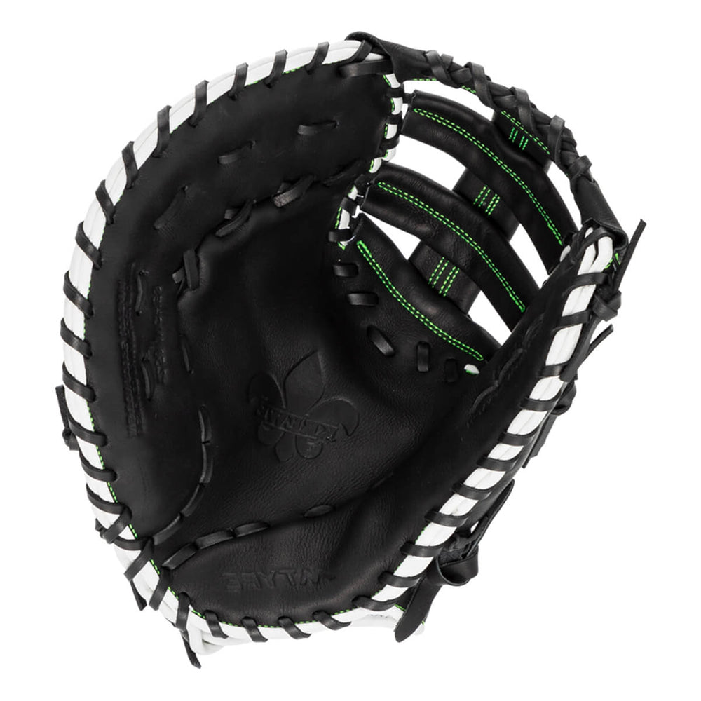 Guante Primera Base Newman Marucci Krewe Series MFG3KR37S1-BK/NG-RT 12.5 in Juvenil Zurdo 11 a 15 años