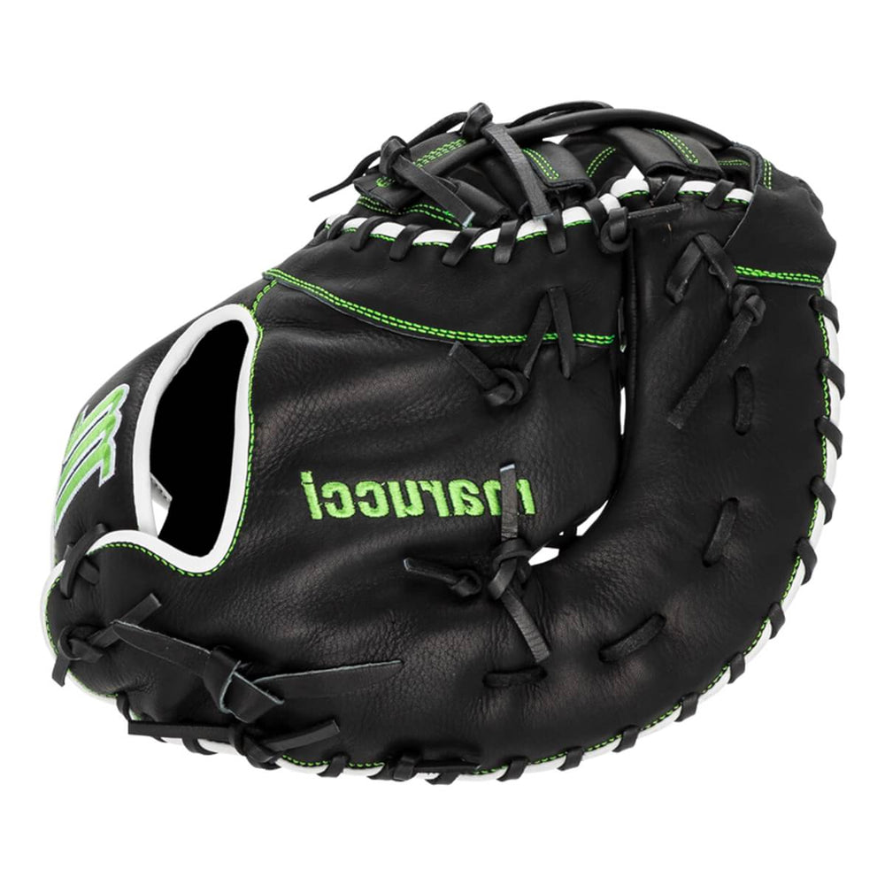 Guante Primera Base Newman Marucci Krewe Series MFG3KR37S1-BK/NG-RT 12.5 in Juvenil Zurdo 11 a 15 años