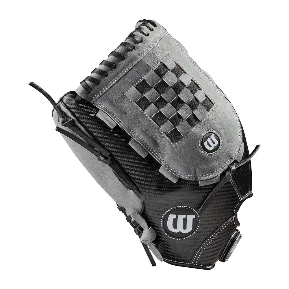 Guante Softbol Wilson A360 SP1421 Negro Gris 14 in ZURDO