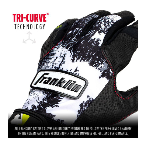 Guanteletas Beisbol Franklin Grow 2 Pro Negro Blanco INFANTIL