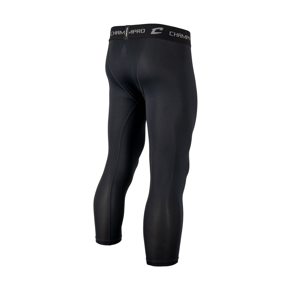 Licra de Compresión de Pierna 3/4 Beisbol Softbol Champro CS8Y Negro INFANTIL