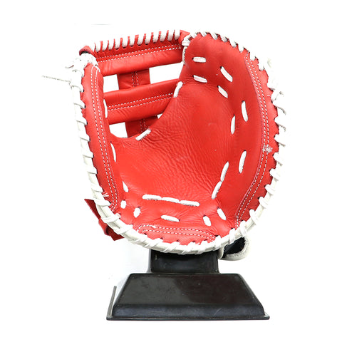 Guante Para Catcher Softbol Beisbolmania R2000SBNGORJO Negro Rojo 32 In