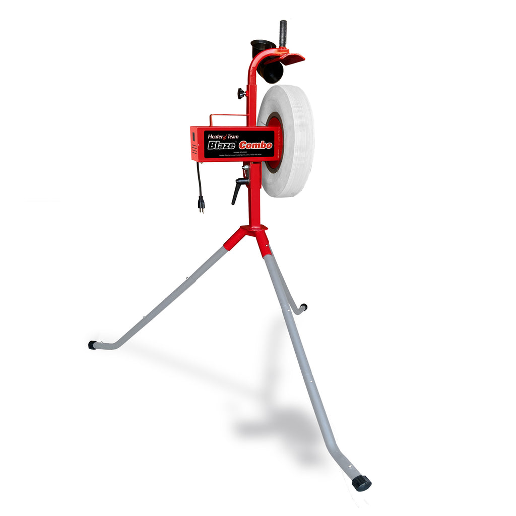 Maquina Entrenamiento Ajustable Beisbol Softbol Heater Blaze Combo