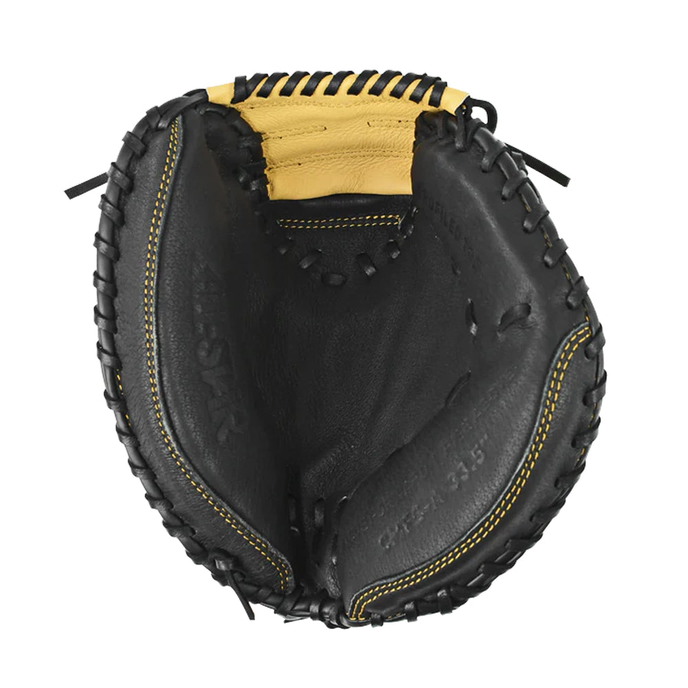 Guante Para Catcher Beisbol All Star Future Star Negro Mostaza 31.5 In