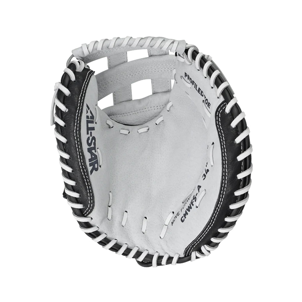 Guante Para Catcher Softbol All Star CMW-FS-A-RHT Blanco Negro 34 In