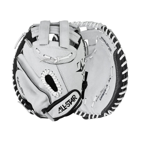 Guante Para Catcher Softbol All Star CMW-FS-A-RHT Blanco Negro 34 In