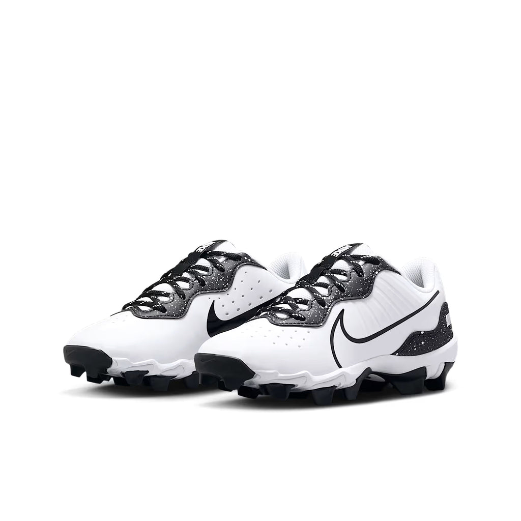 Spikes Beisbol Softbol Nike Alpha Huarache 4 Keystone Blanco Negro INFANTIL