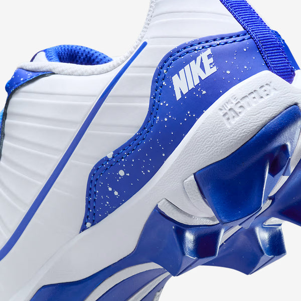 Spikes Beisbol Softbol Nike Alpha Huarache 4 Keystone Blanco Azul INFANTIL
