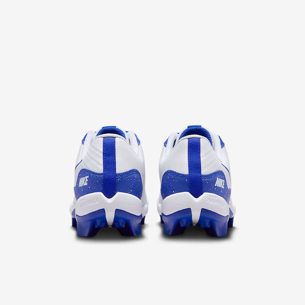 Spikes Beisbol Softbol Nike Alpha Huarache 4 Keystone Blanco Azul INFANTIL