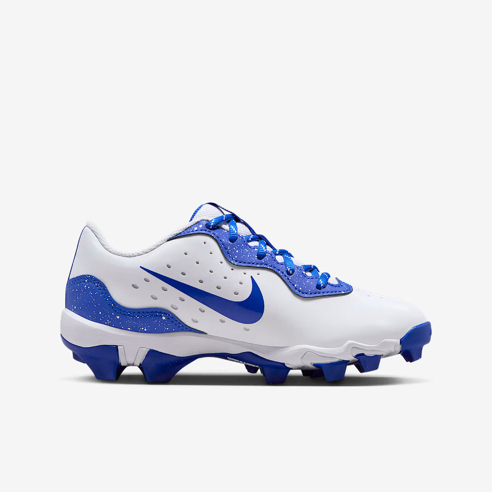 Spikes Beisbol Softbol Nike Alpha Huarache 4 Keystone Blanco Azul INFANTIL