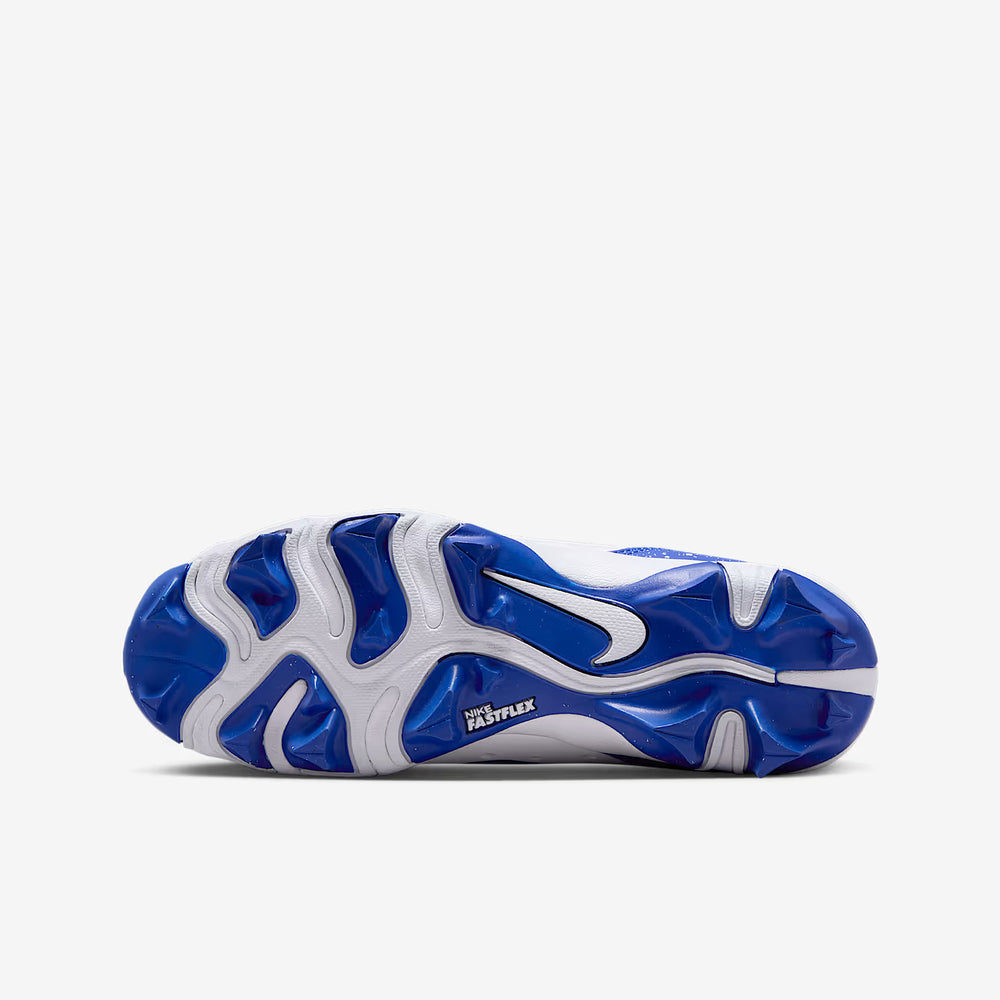 Spikes Beisbol Softbol Nike Alpha Huarache 4 Keystone Blanco Azul INFANTIL