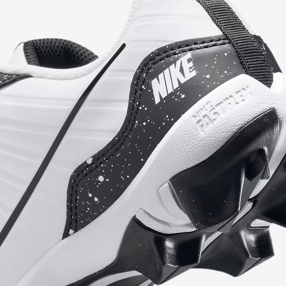 Spikes Beisbol Softbol Nike Alpha Huarache 4 Keystone Blanco Negro INFANTIL