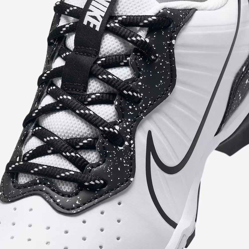 Spikes Beisbol Softbol Nike Alpha Huarache 4 Keystone Blanco Negro INFANTIL