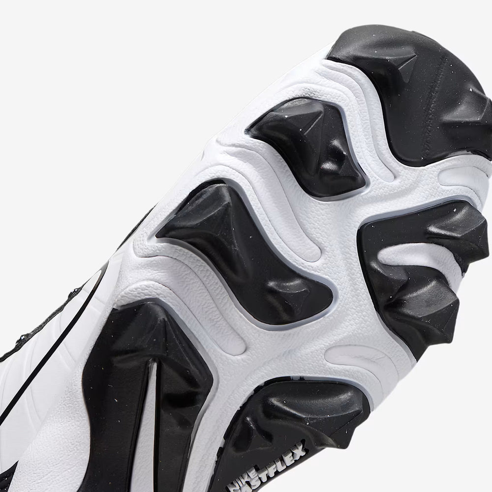 Spikes Beisbol Softbol Nike Alpha Huarache 4 Keystone Blanco Negro INFANTIL