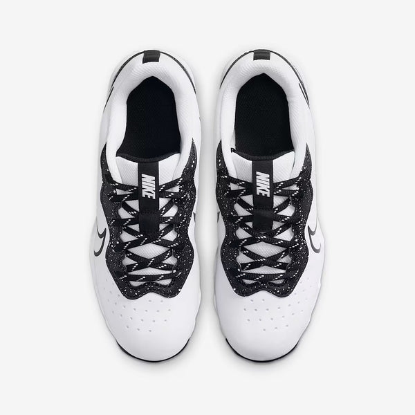 Spikes Beisbol Softbol Nike Alpha Huarache 4 Keystone Blanco Negro INFANTIL