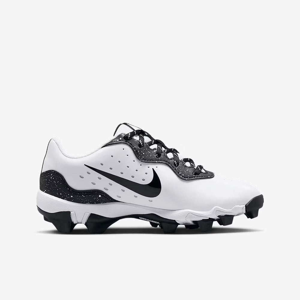Spikes Beisbol Softbol Nike Alpha Huarache 4 Keystone Blanco Negro INFANTIL