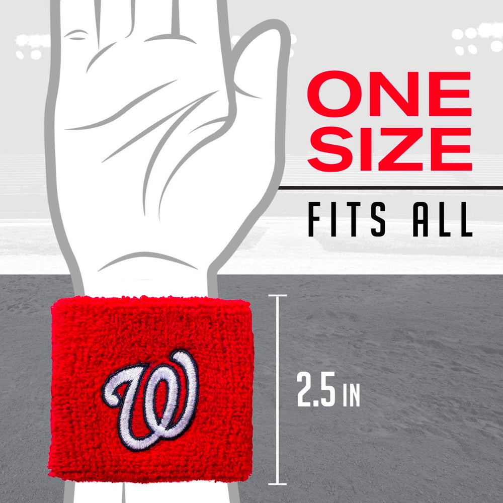 Muñequeras Franklin 2.5 in MLB Team Washington Nacionales