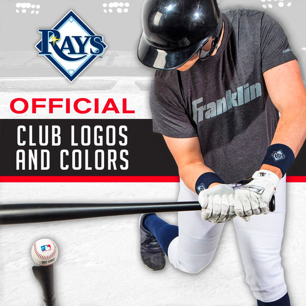 Muñequeras Franklin 2.5 in MLB Team Tampa Bay Rays