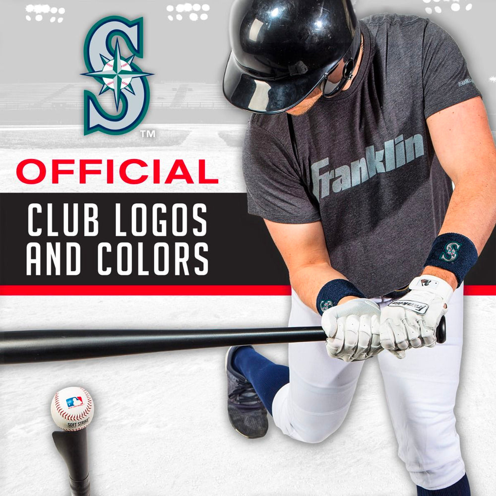 Muñequeras Franklin 2.5 in MLB Team Seattle Marineros