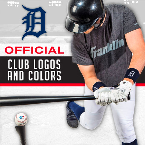 Muñequeras Franklin 2.5 in MLB Team Detroit Tigres
