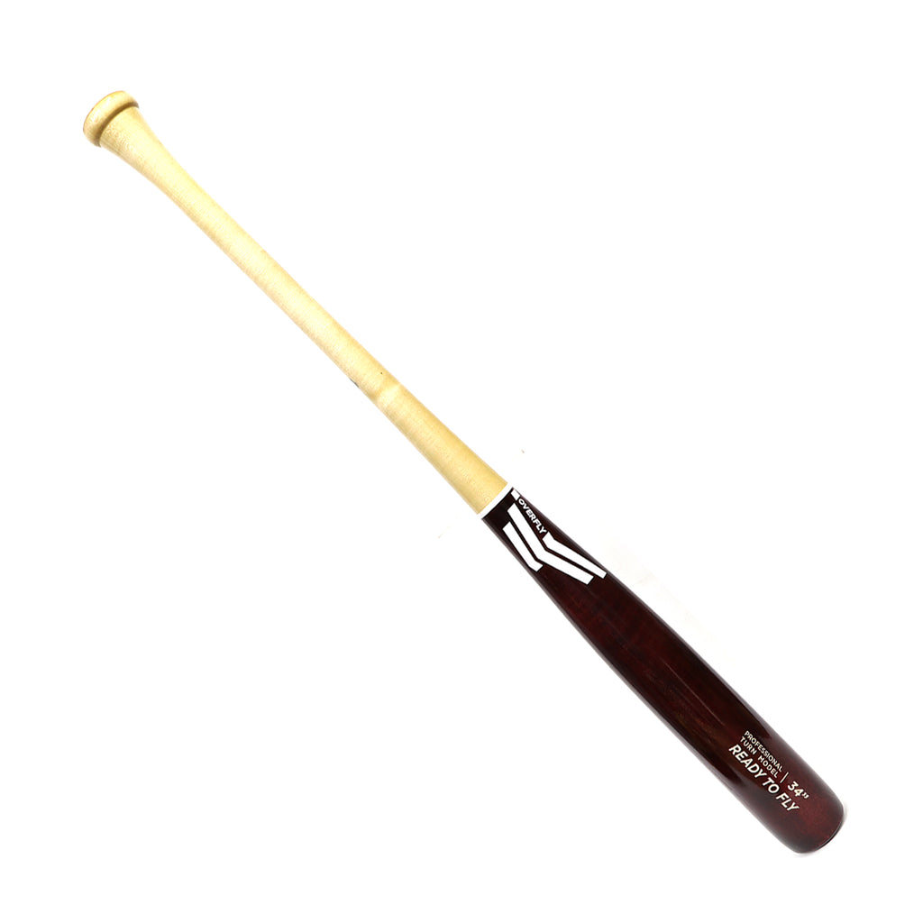 Bat Beisbol Madera Maple Overfly Ready To Fly Natural Caoba ADULTO