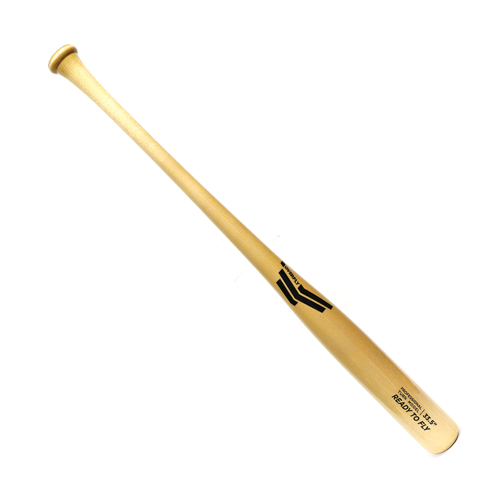 Bat Beisbol Madera Maple Overfly Ready To Fly Natural ADULTO