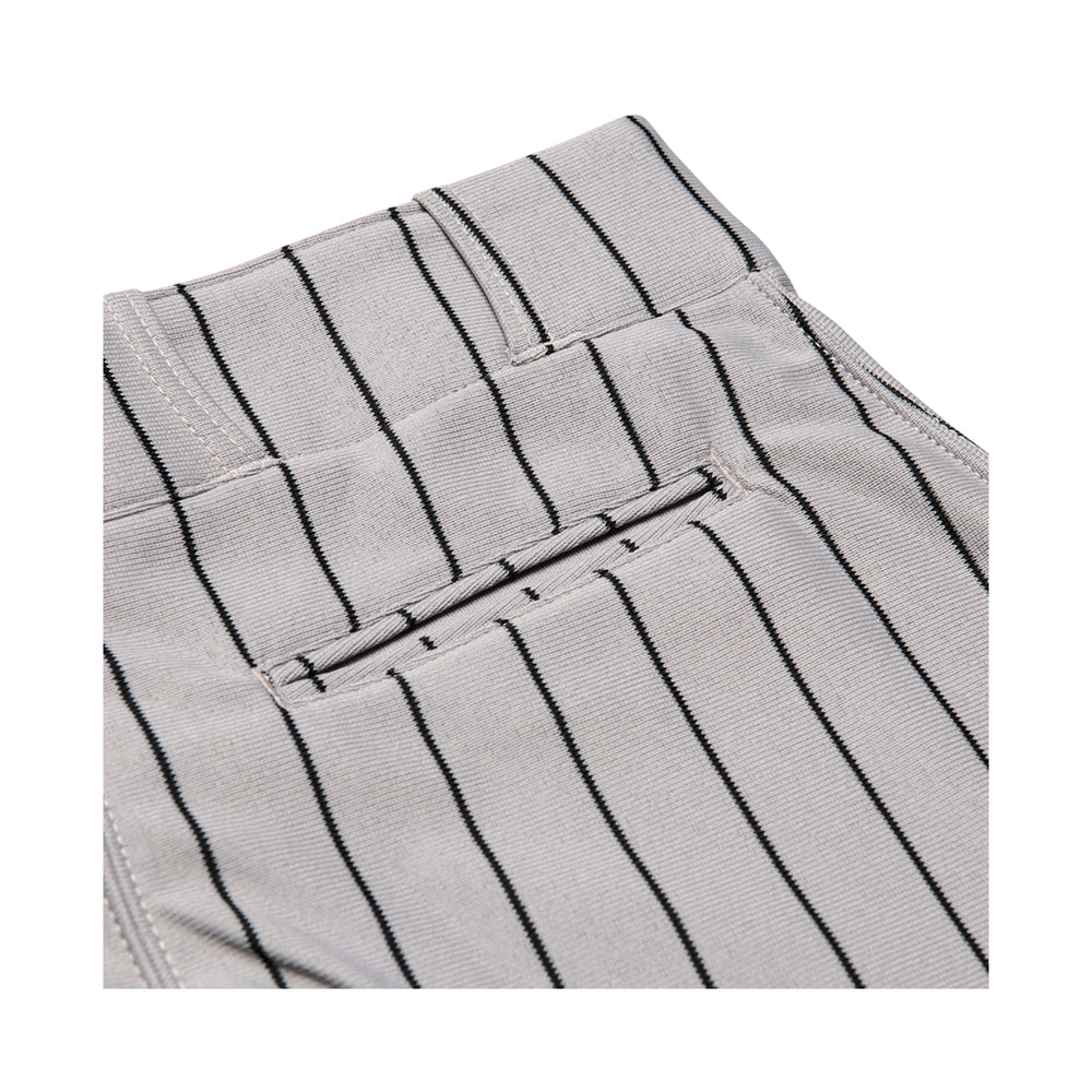 Pantalon Beisbol Champro Triple Crown Pinstripe BPPINAGBP Rayas Gris Negro ADULTO