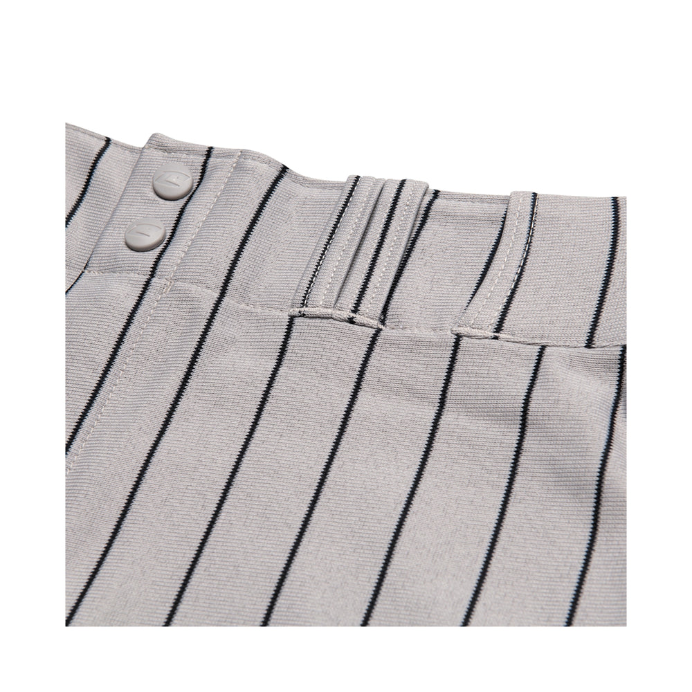 Pantalon Beisbol Champro Triple Crown Pinstripe BPPINAGBP Rayas Gris Negro ADULTO