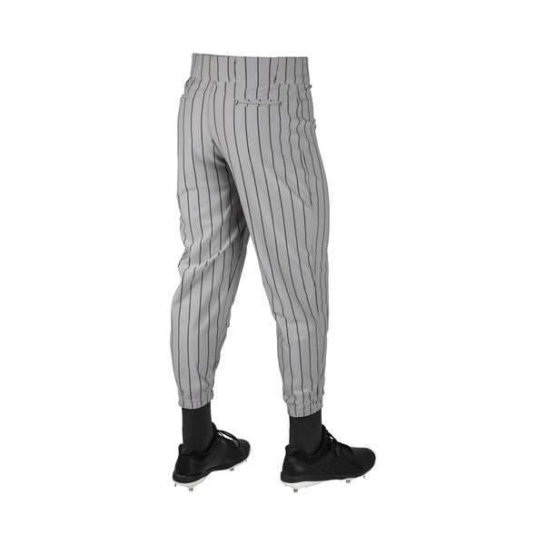 Pantalon Beisbol Champro Triple Crown Pinstripe BPPINAGBP Rayas Gris Negro ADULTO